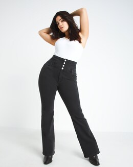 Bootcut Highwaisted Corset Jeans