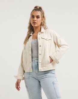 Ecru Western Denim Jacket