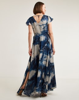 Religion Destiny Angel Sleeve Maxi Dress