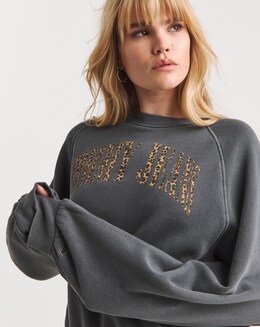 Tommy Jeans Leopard Crewneck Sweatshirt