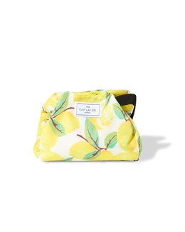 The Flat Lay Co. Lemons Open Flat Makeup Bag