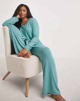 Supersoft Wide Leg Lounge Set