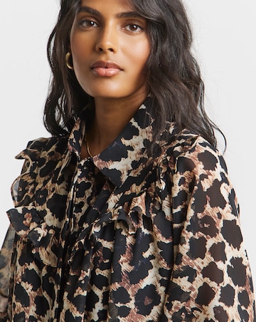 Simply Be Animal Swing Shirt Dress