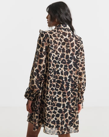 Simply Be Animal Swing Shirt Dress
