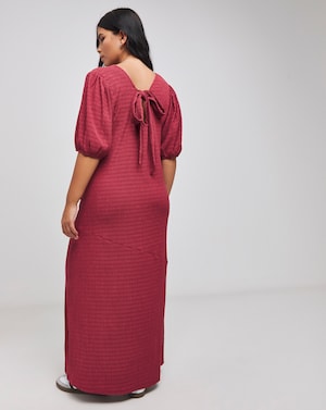 Textured Jersey Maxi Dress - Image 5