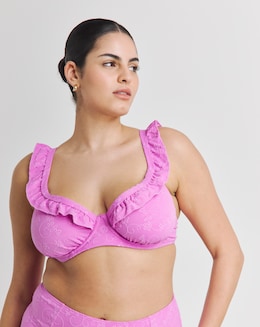 Katerini Underwired Broiderie Bikini Top