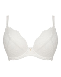 Gossard Superboost Lace NonPad Plunge Wired Bra White