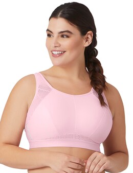 Glamorise Plus Size No-Sweat Mesh Sports Bra 1068