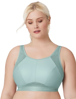 Glamorise Plus Size No-Sweat Mesh Sports Bra 1068