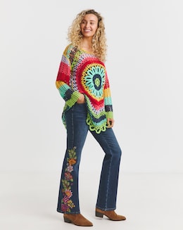 Joe Browns Valentina Boot Cut Embroidered Jeans
