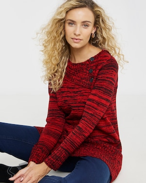 Joe Browns Winter Nights Button Jumper - Image 1