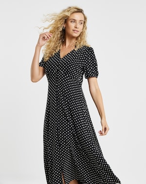 Joe Browns Perfectly Polka Midi Dress - Image 1