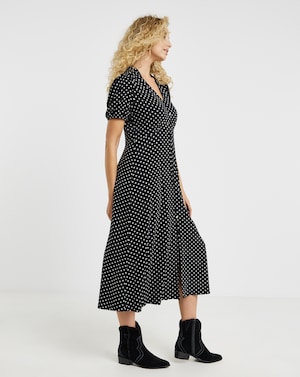 Joe Browns Perfectly Polka Midi Dress - Image 4