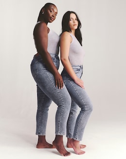 Slim Mom Jean (Mid Blue)- King's Trust- &pound;2 Per Sale Donated