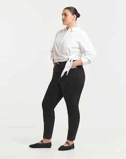 Slim Mom Jean- (Washed Black)- King's Trust- &pound;2 Per Sale Donated