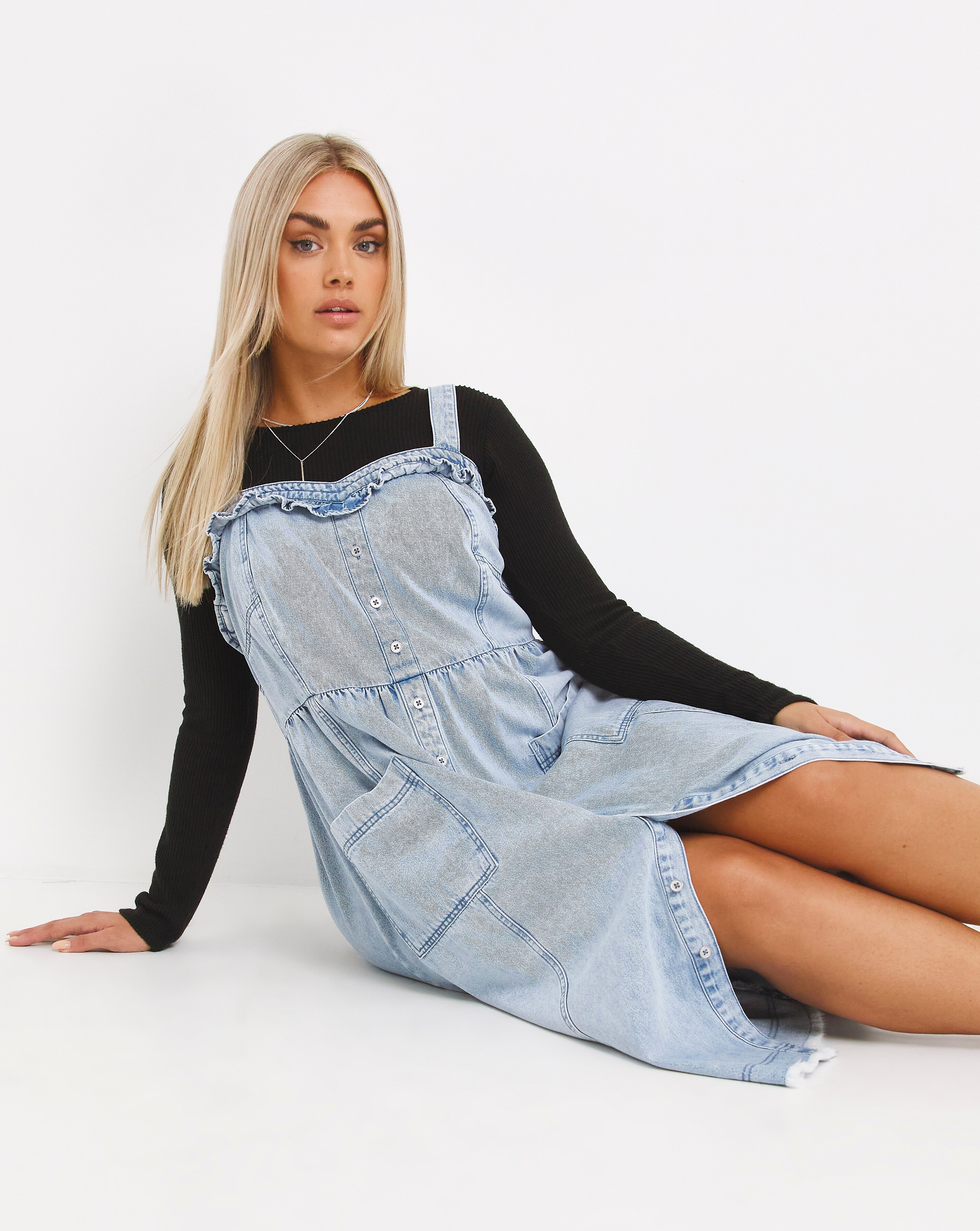 Simply be hotsell denim pinafore