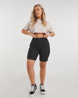 Black 24/7 Knee Shorts