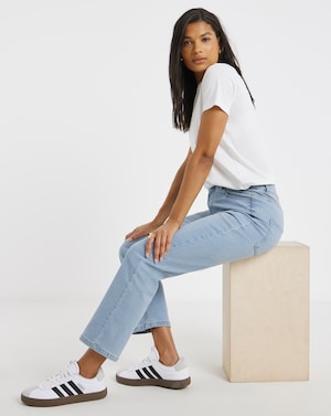 Light Wash 24/7 Straight Leg Jeans - Image 1