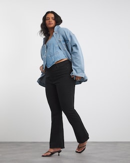 Black 24/7 Bootcut Jeans