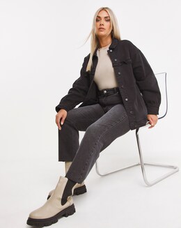 Raw Hem Cropped Straight Leg Co Ord