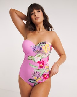 Figleaves Fiji Underwired Bandeau Swimsuit