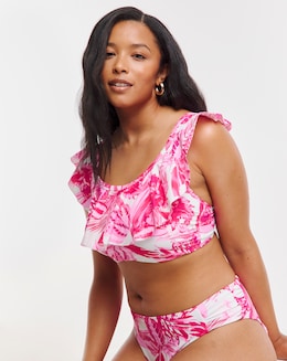 Figleaves Fiji Ruffle Detail Bikini Top
