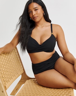 MAGISCULPT Medium Control Twist Front High Waist Bikini Brief