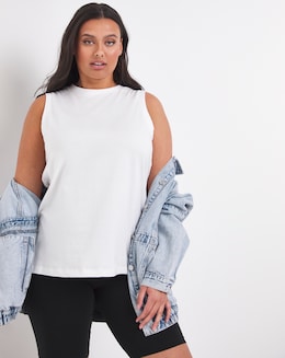 Cotton Relaxed Tank Top Vest