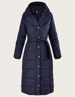 Monsoon Clara Longline Padded Maxi Coat