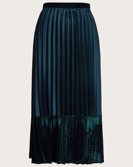 Monsoon Brielle Pleated Midi Skirt