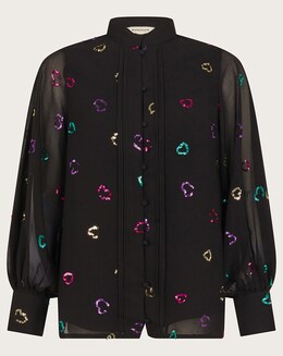 Monsoon Hope Heart Sequin Blouse