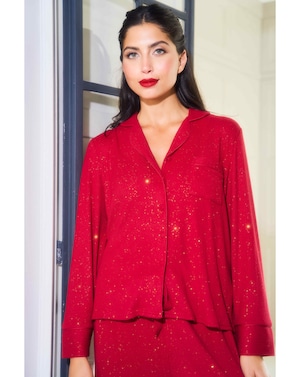 Ribbed Sparkle Pyjama Set - Image 3