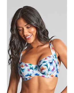 Panache Olivia Full Cup Wired Bikini Top Flutter Print