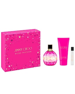 Jimmy Choo Rose Passion Giftset EDP Spray 100ml &amp; Body Lotion 100ml &amp; 7.5ml