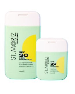 St Moriz SPF 30 Face &amp; Body Lotion Duo