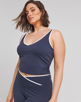 TALA DayFlex Built-In Support Plunge Neck Vest