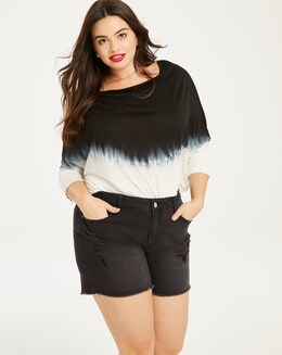 Fern Distressed Denim Shorts