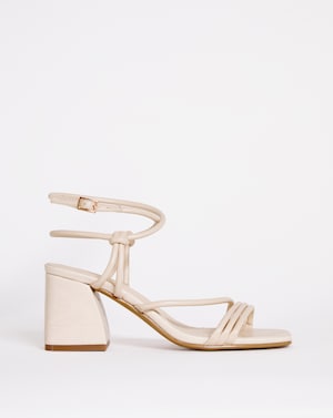 Ankle Strappy Block Heel Sandals Ex Wide - Image 1