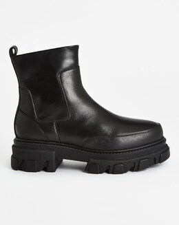 Katie Stretch Ankle Toe Cap Boot Ex Wide Fit
