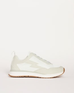Ffion Soft Nylon Retro Runner Trainers ExWide Fit