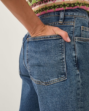 Monsoon Tina Straight Turn Up Jeans - Image 4