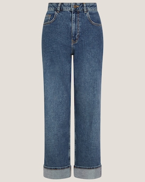 Monsoon Tina Straight Turn Up Jeans - Image 5
