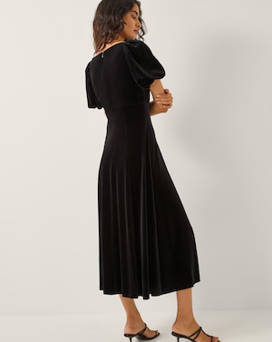 Monsoon Cynthia Velvet Midi Dress - Image 2