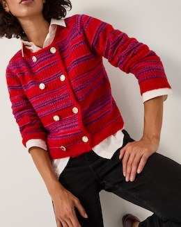 Monsoon Starla Double Breasted Cardigan