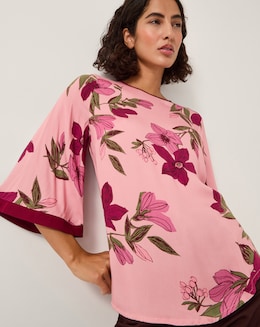 Monsoon Clemmie Floral Print Top