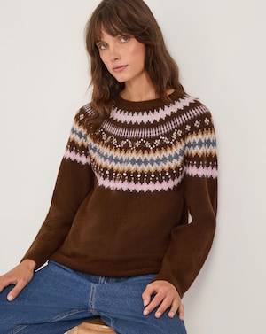 Monsoon Fran Fair Isle Jumper - Image 1