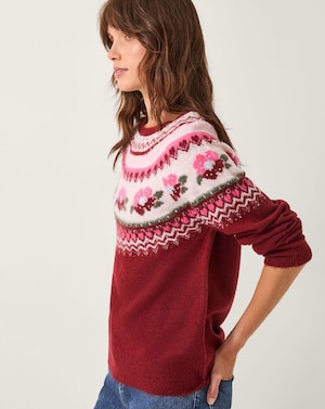 Monsoon Penny Fair Isle Jumper - Image 1