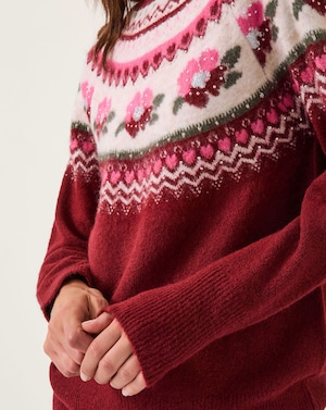 Monsoon Penny Fair Isle Jumper - Image 4