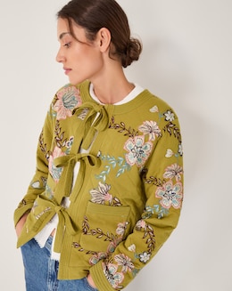 Monsoon Eliza Floral Quilted Jacket
