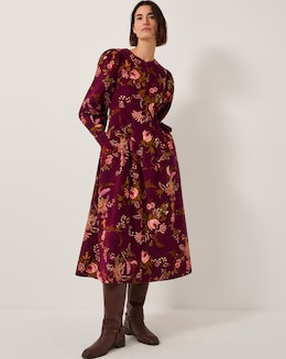 Monsoon Yasmina Floral Midi Dress
